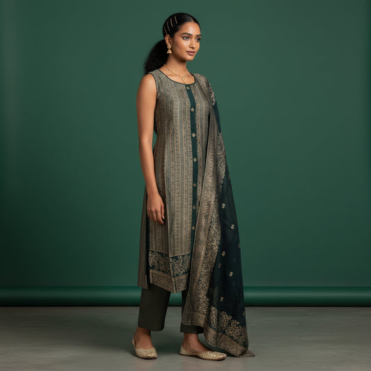 Banarasi Brocade Kurta Set for Celebrations