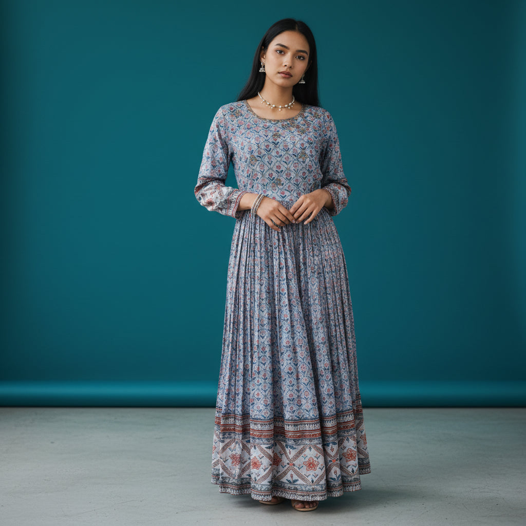 Georgette Chiffon Designer Frock