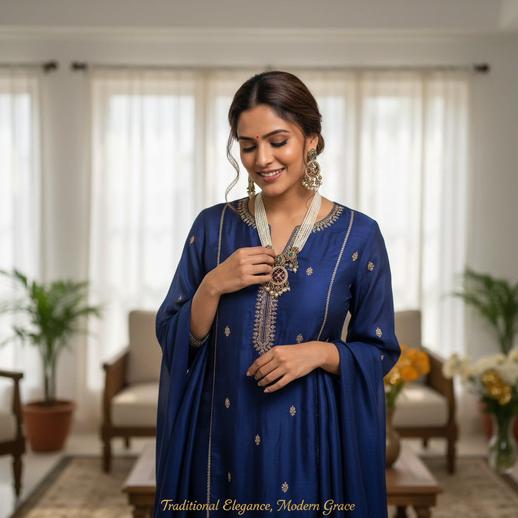 Gold Plated Choker Set for Elegant Occasions