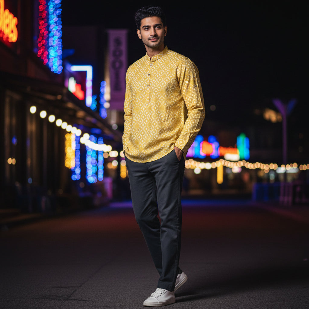 Cotton Half Kurta for Everyday Comfort