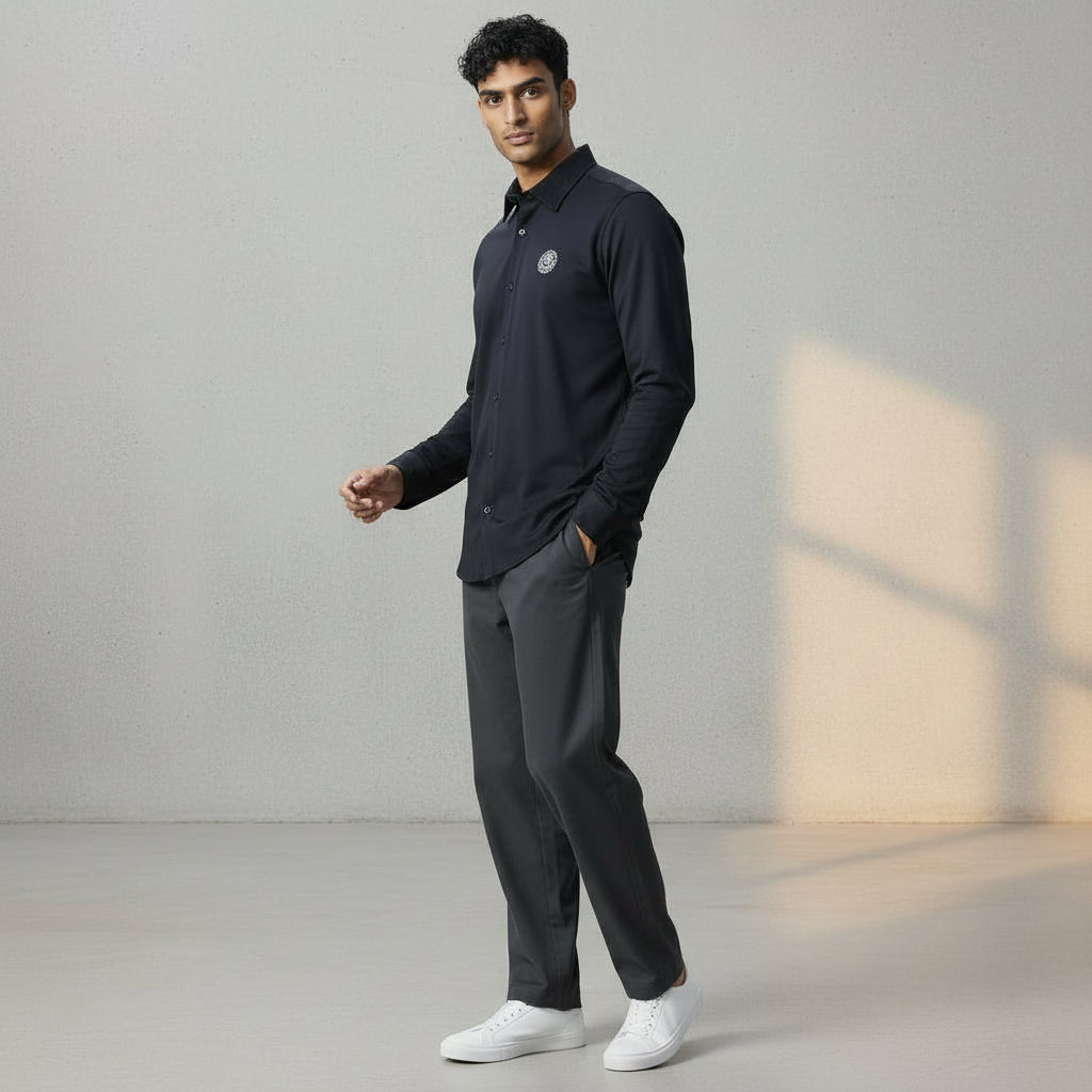 Lycra Shirt Designer Casual