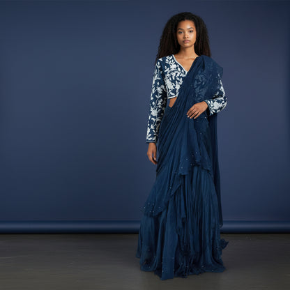 Soft Net Georgette Lehenga