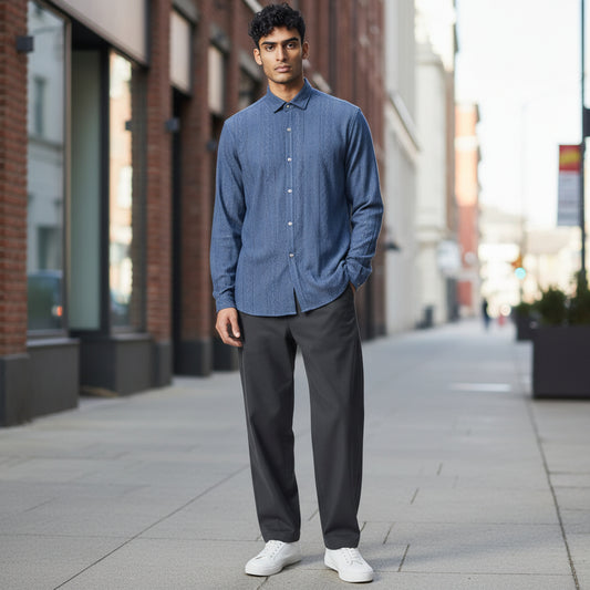 Cotton-Polyester Shirt Black