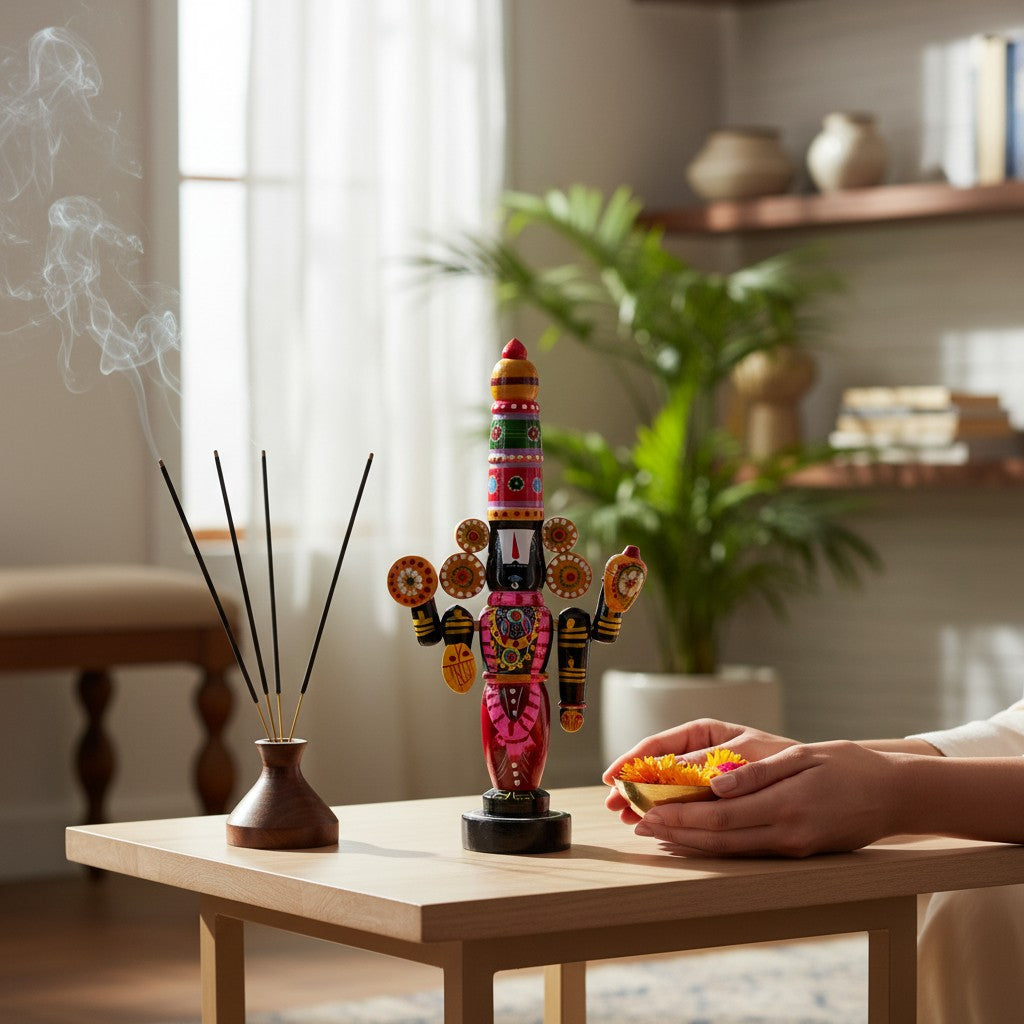Wooden Idol of Balaji
