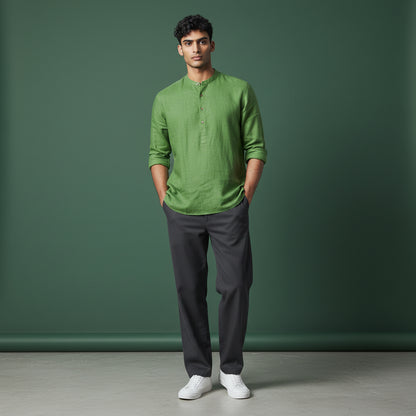 Cotton Half Kurta Smart Casual