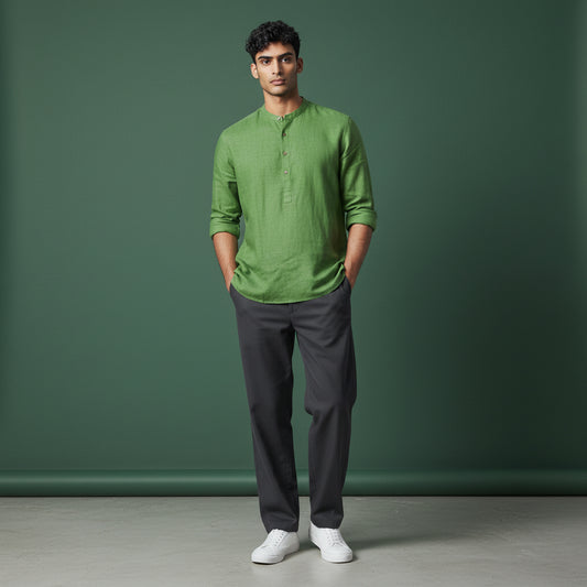 Cotton Half Kurta Smart Casual