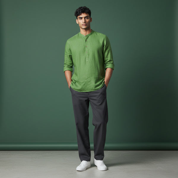 Cotton Half Kurta Smart Casual