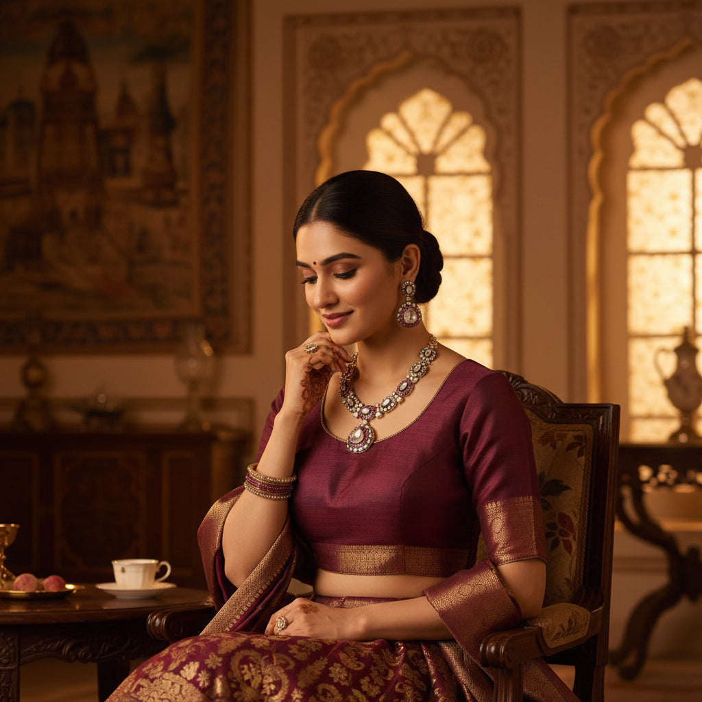 Gold Plated Necklace Set