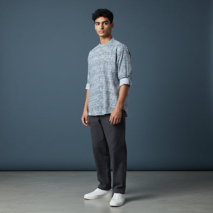 Cotton Polyester Half Kurta