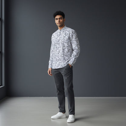 Cotton-Polyester Half Kurta for Warm Days