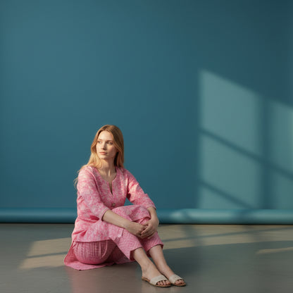 Rayon Viscose Kurta Set 2 Pc