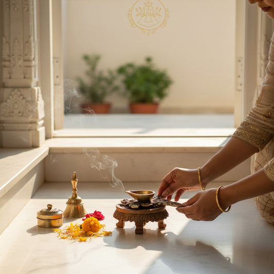 Brass Diya for Rituals