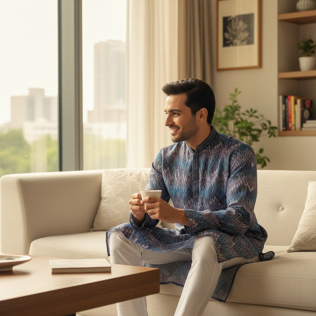 men’s kurta ethnic elegance with modern comfort
