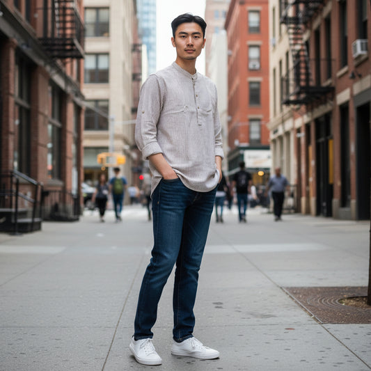 Cotton Half Kurta Casual Wear