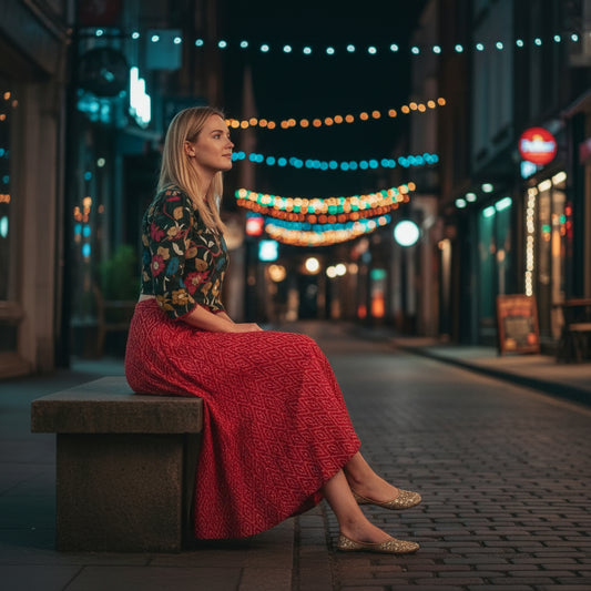 Cotton Silk Blend Crop Top Floral Print