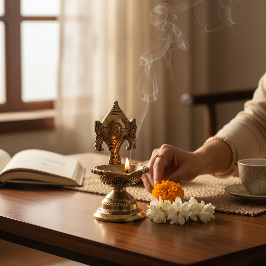 Brass Diya Decorative Candle Holder