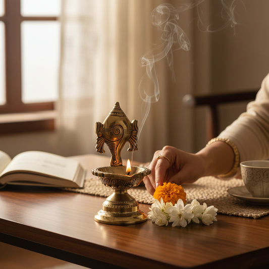 Brass Diya Decorative Candle Holder