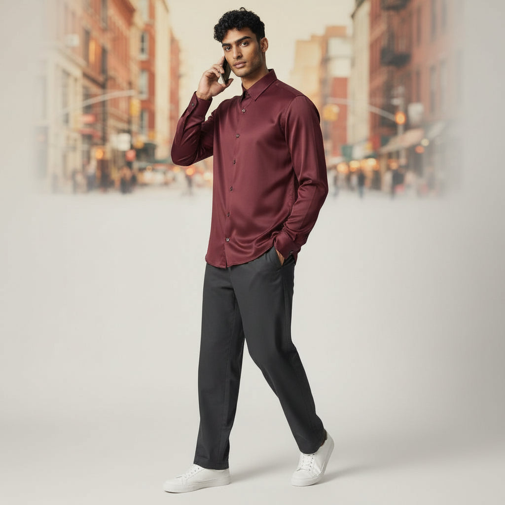 Polyester Shirt for Versatile Comfort