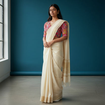 Patchwork Embroidery Blouse for Designer Wear