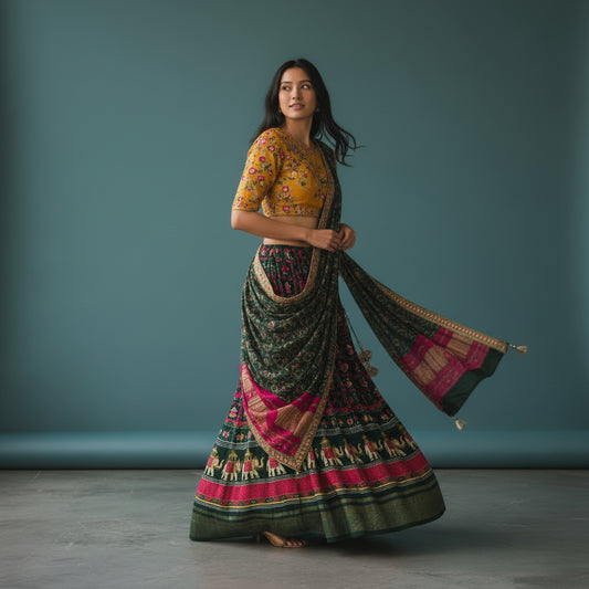 Patola Silk Lehenga Traditional Wear