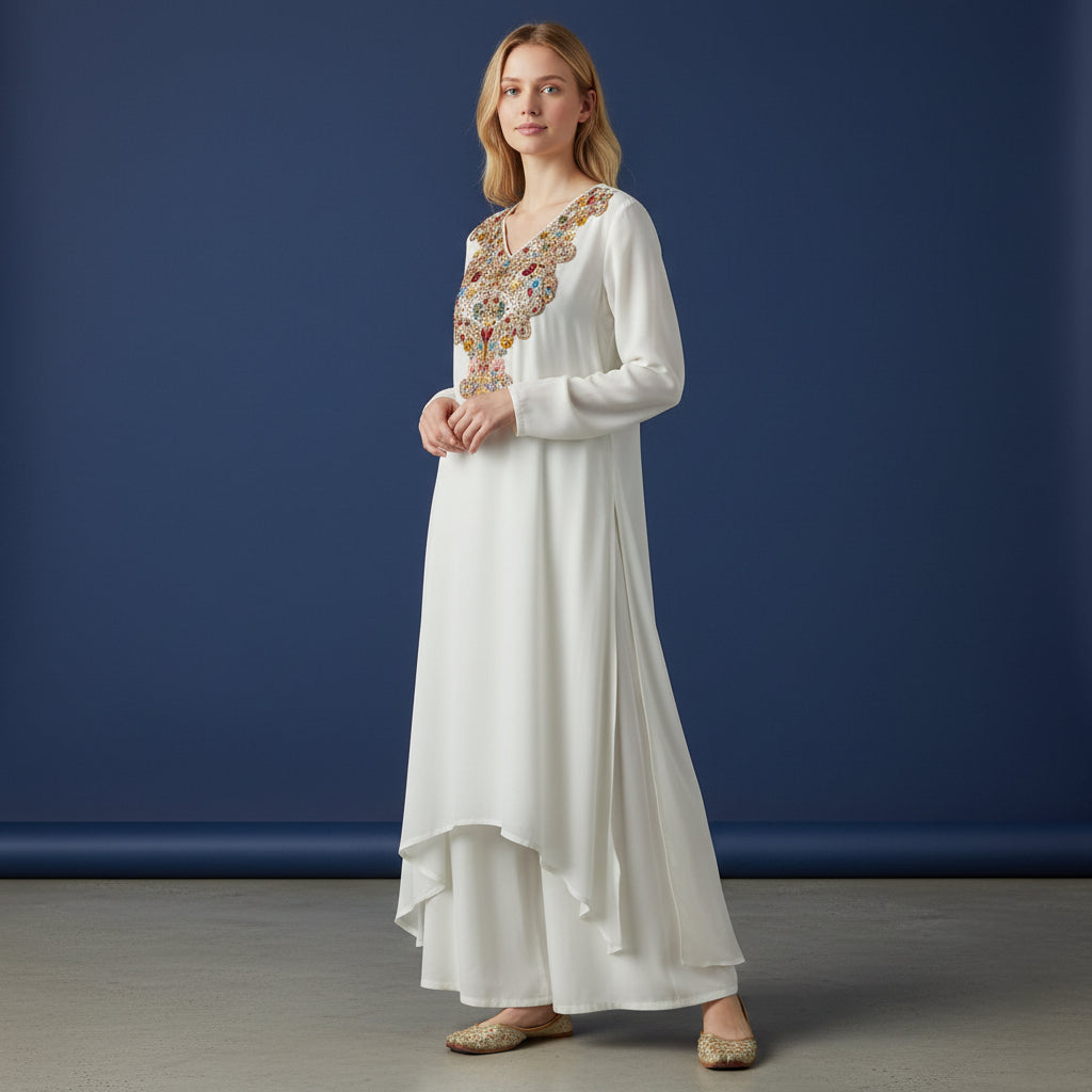 Georgette Anarkali Set for Celebrations