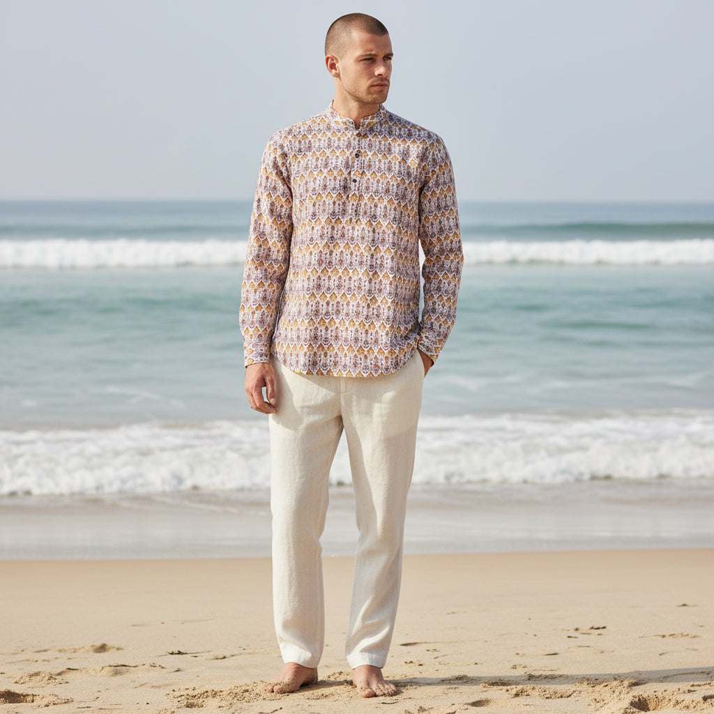 Cotton-Polyester Half Kurta