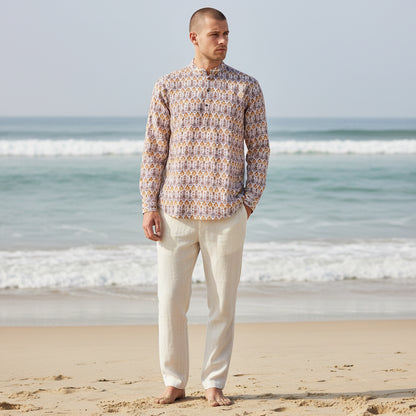 Cotton-Polyester Half Kurta