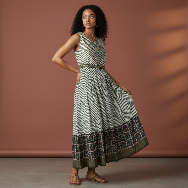 Stripes Printed Frock