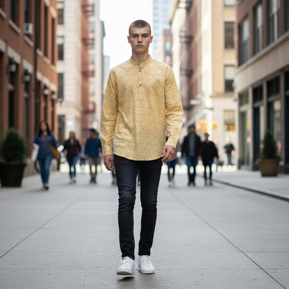 Cotton-Polyester Half Kurta