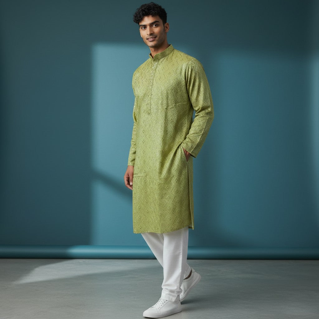 Designer Kurta - Green