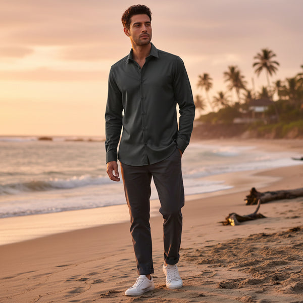 Polyester Shirt Casual Wear