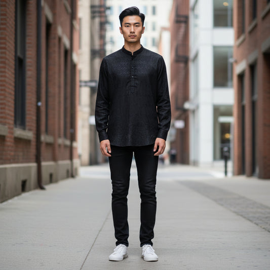 Cotton Polyester Half Kurta