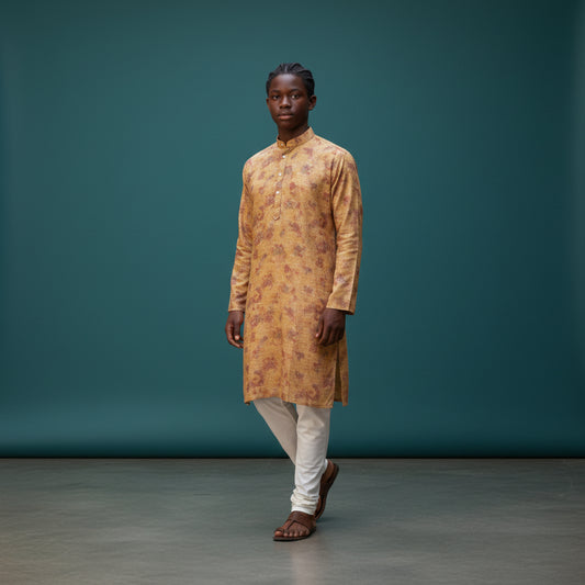 Cotton-Polyester Designer Kurta