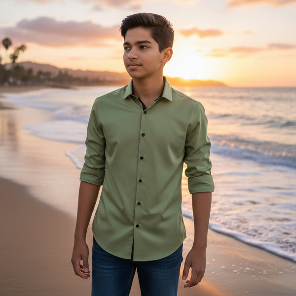 Polyester Shirt Comfortable Casual Wear
