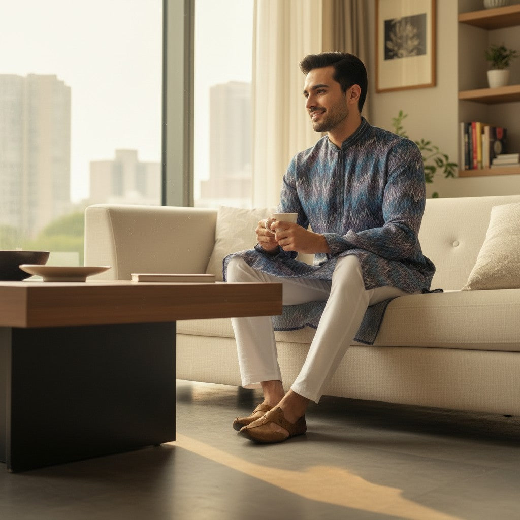 men’s kurta ethnic elegance with modern comfort