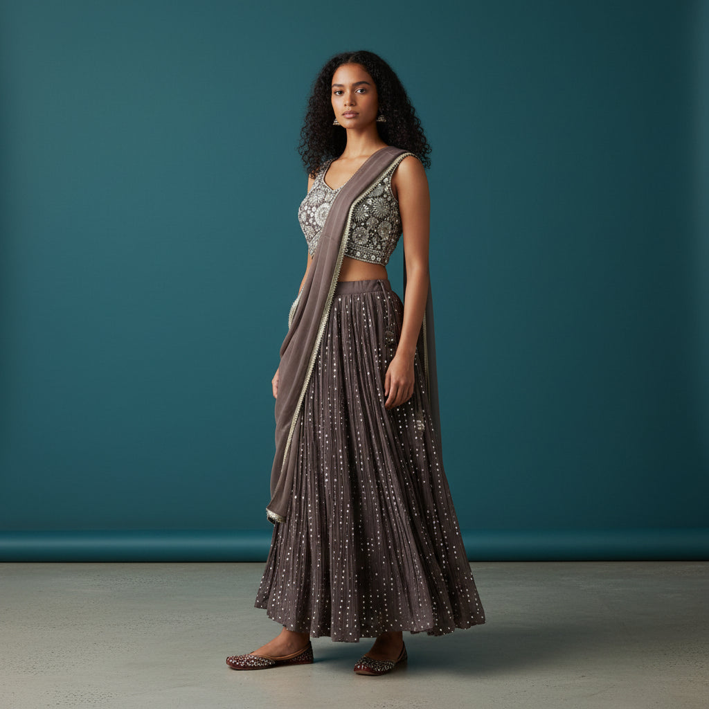 Chiffon Crop Top