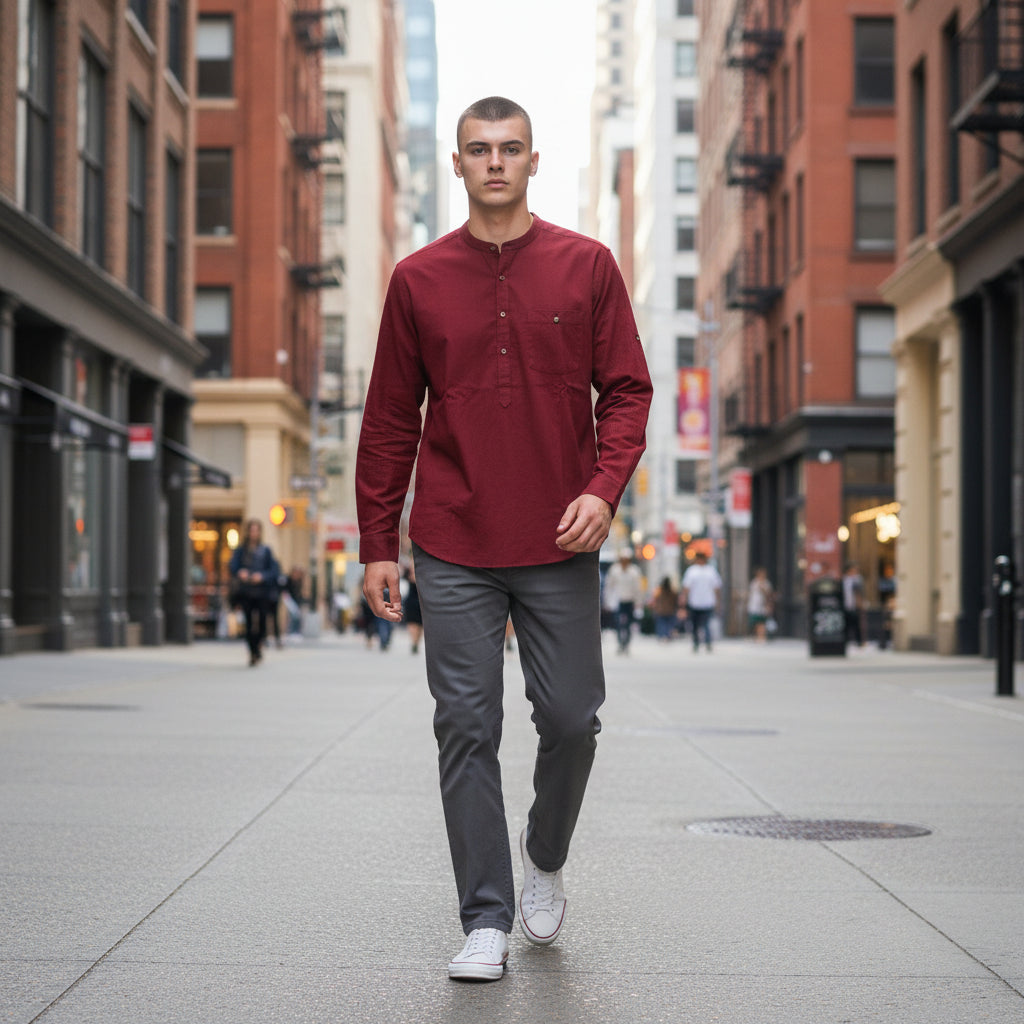 Silk Half Kurta for Comfort