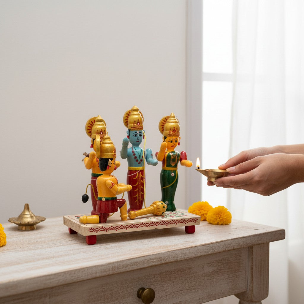 Wooden Ram Parivar