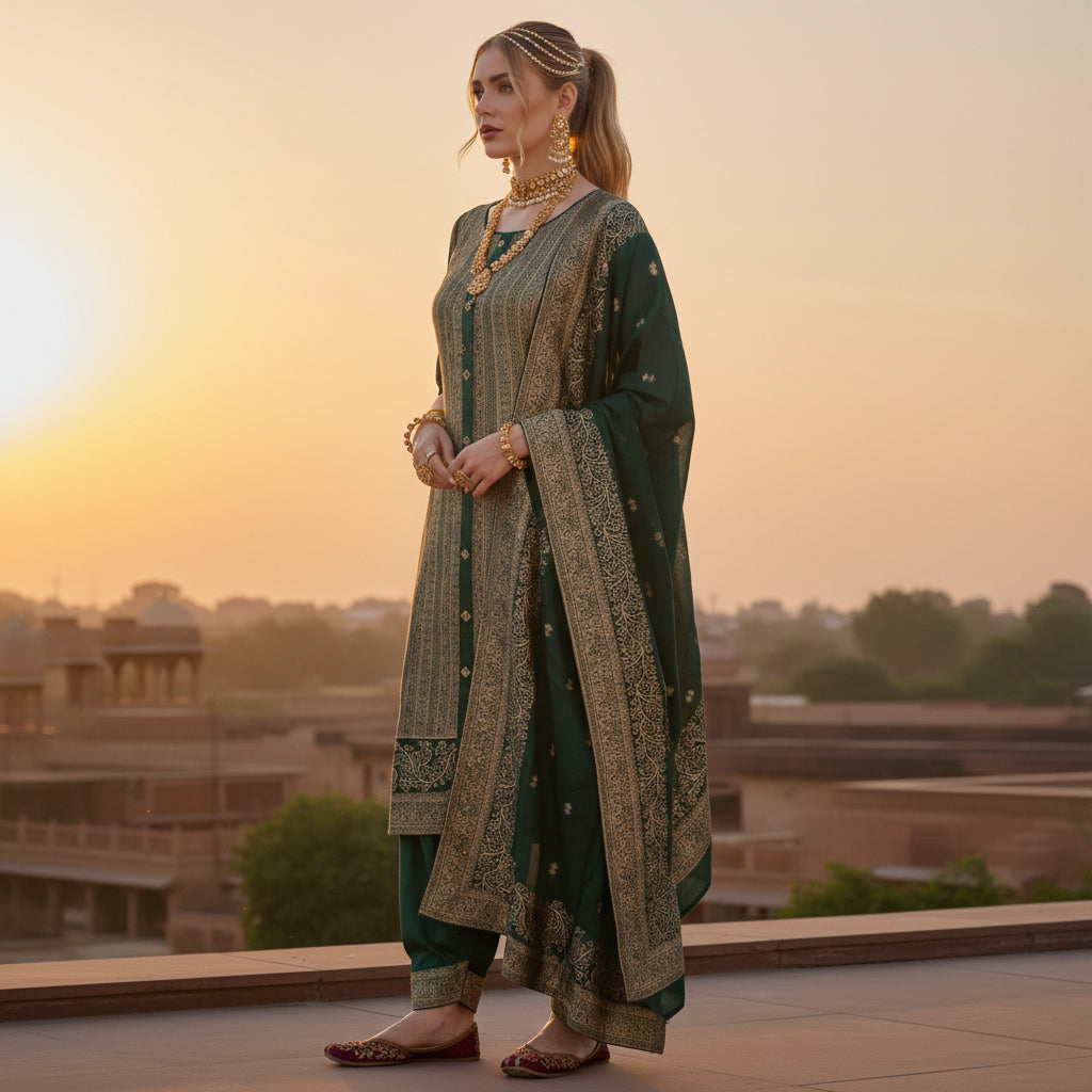 Banarasi Brocade Kurta Set for Celebrations