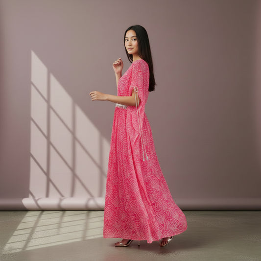 Georgette Chiffon Gown Comfort Casual