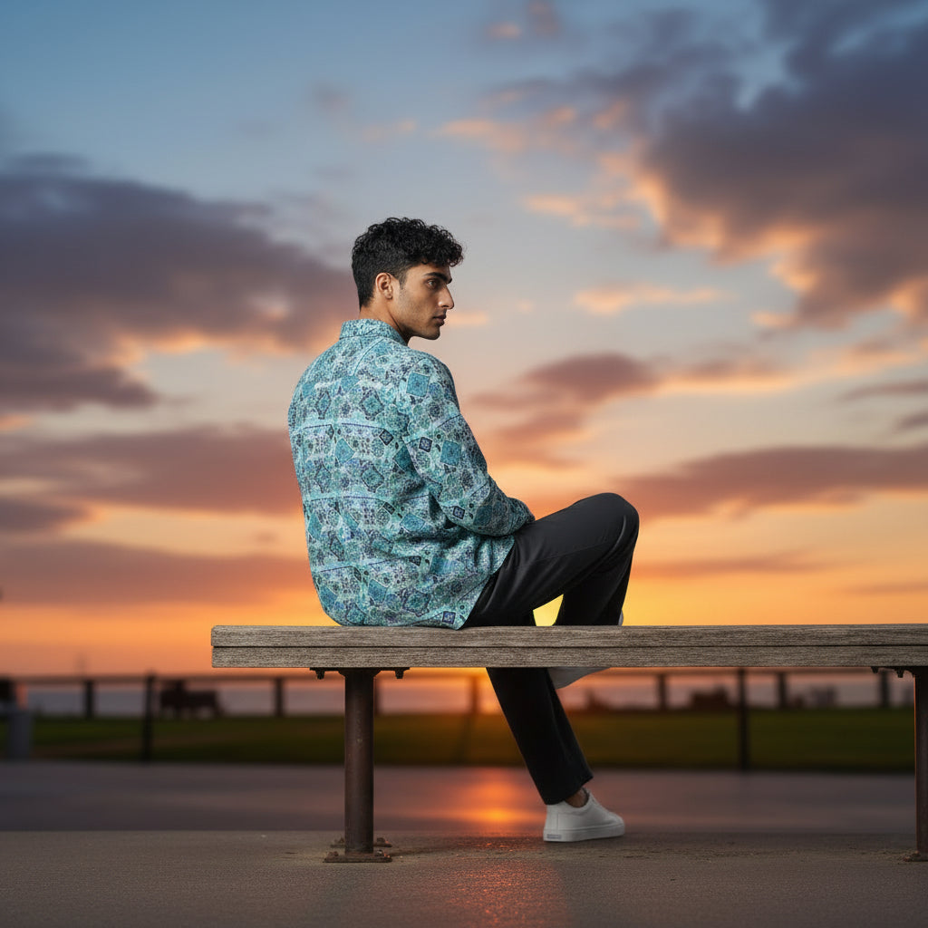 Cotton Polyester Half Kurta