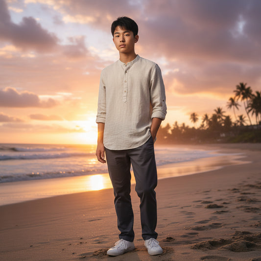 Cotton Polyester Half Kurta