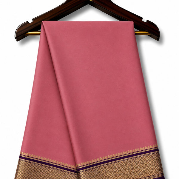 Mysore Pure Silk Gatti Border Saree