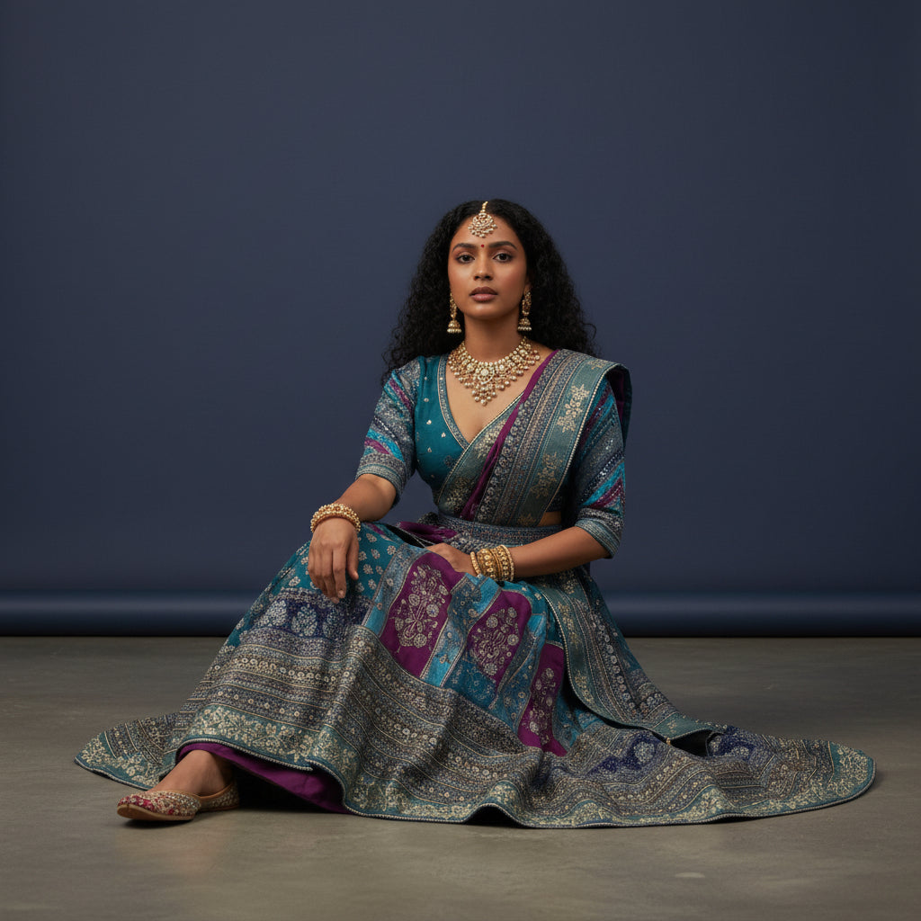 Cotton Modal Silk Lehenga Choli