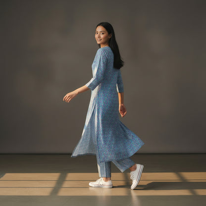 Cotton Kurta Set Floral Comfortable