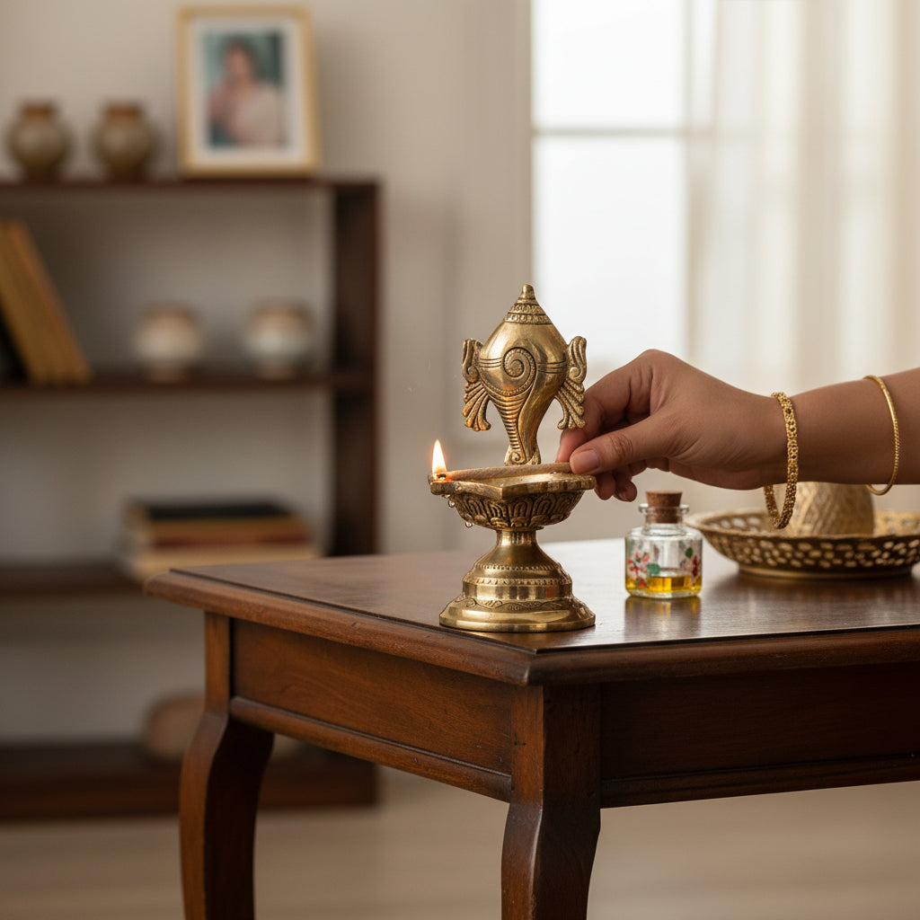 Brass Diya Decorative Candle Holder