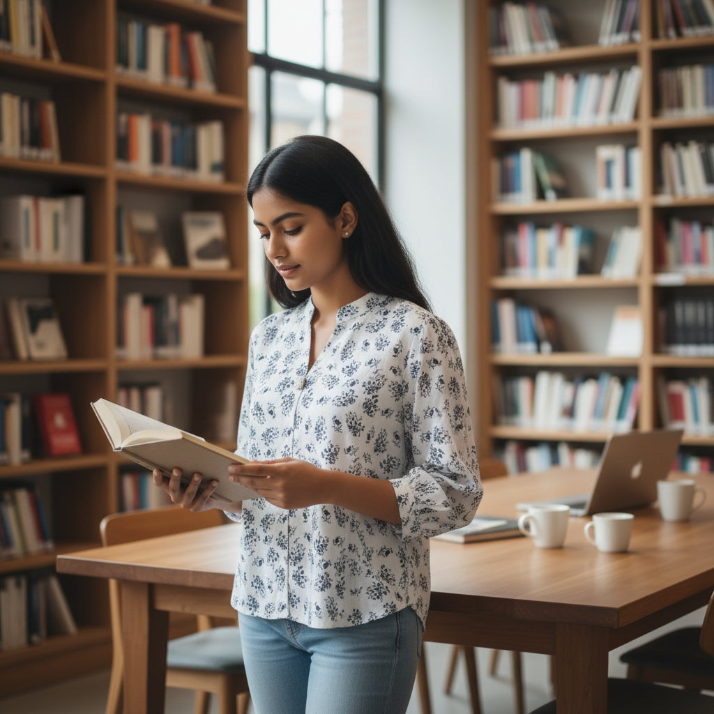 Sheer Fabric Blouse Shirt