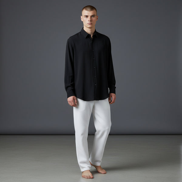 Cotton-Polyester Long Sleeve Shirt