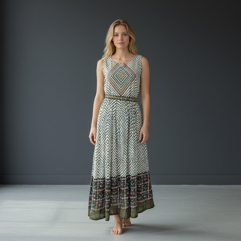 Stripes Printed Frock