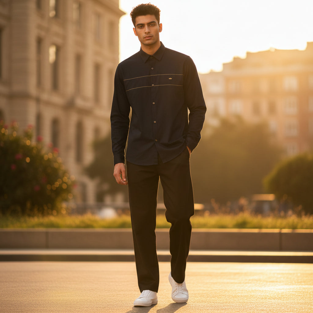Cotton Polyester Shirt Casual Wear